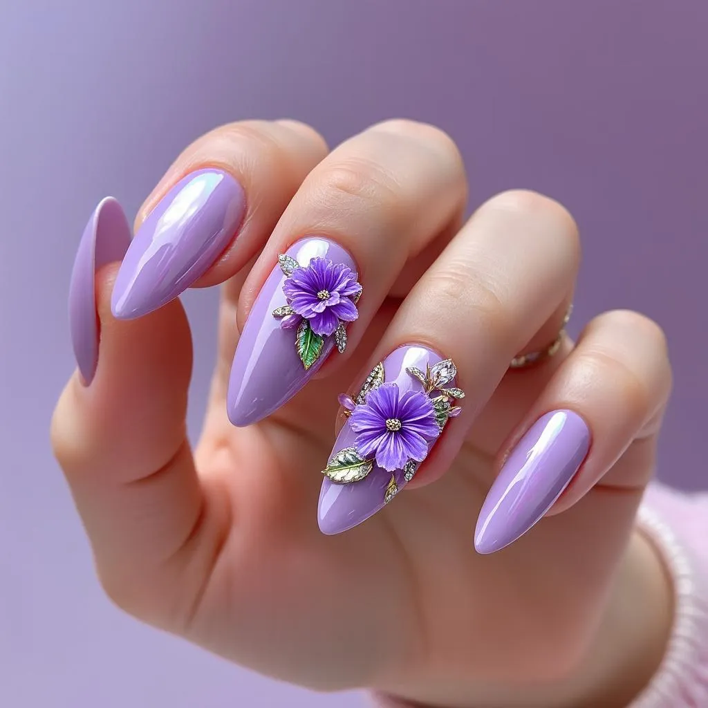 Iridescent Floral Fantasy